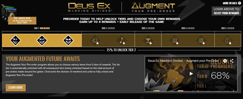 Augment Your Pre-order! Unbalance Your Game!