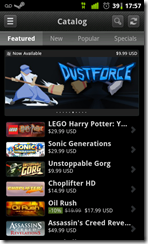 Mobile Steam - Catalog